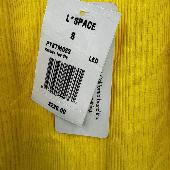 L*SPACE One Piece Swimsuit Wide U Back Seamless Size S NWT - Picture 11 of 12